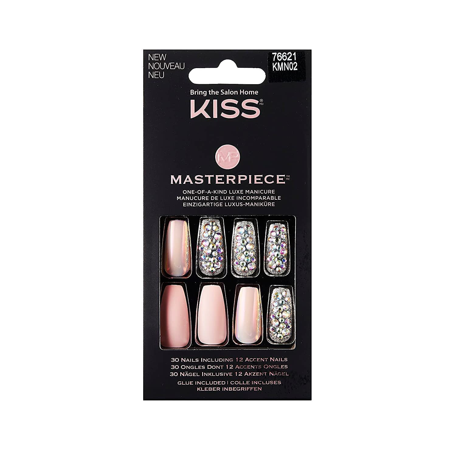 Kiss Masterpiece (EVERYTIME I SLAY) One-Of-A-Kind Luxe Mani Nails w/Glue